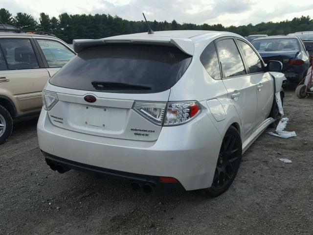 JF1GR7E68DG844557 - 2013 SUBARU IMPREZA WR WHITE photo 4