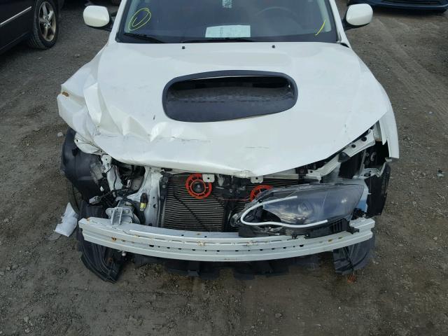 JF1GR7E68DG844557 - 2013 SUBARU IMPREZA WR WHITE photo 7