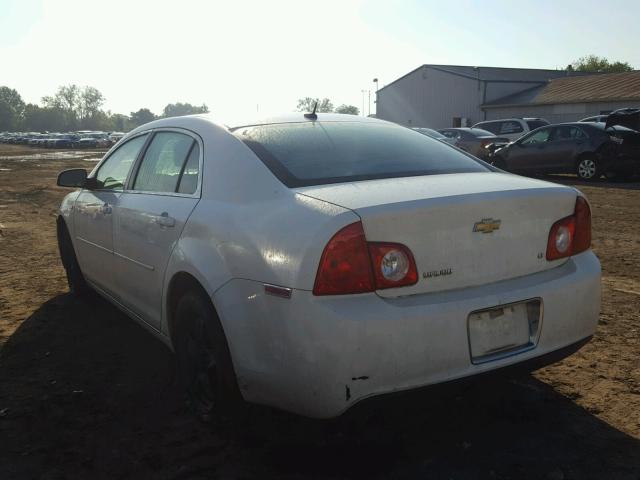1G1ZH57B184272008 - 2008 CHEVROLET MALIBU 1LT WHITE photo 3