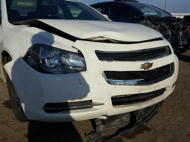 1G1ZH57B184272008 - 2008 CHEVROLET MALIBU 1LT WHITE photo 9