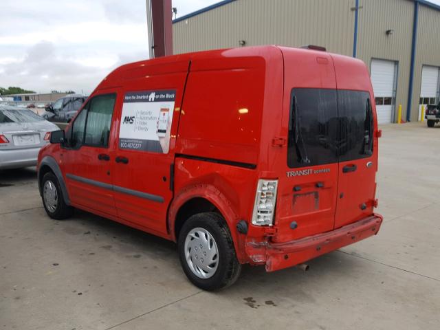 NM0LS7DN2AT013268 - 2010 FORD TRANSIT CO RED photo 3