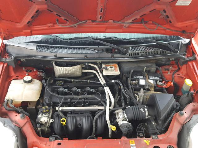 NM0LS7DN2AT013268 - 2010 FORD TRANSIT CO RED photo 7