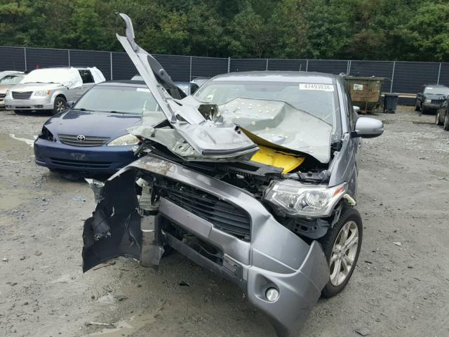 JA4AD3A35EZ000821 - 2014 MITSUBISHI OUTLANDER GRAY photo 9