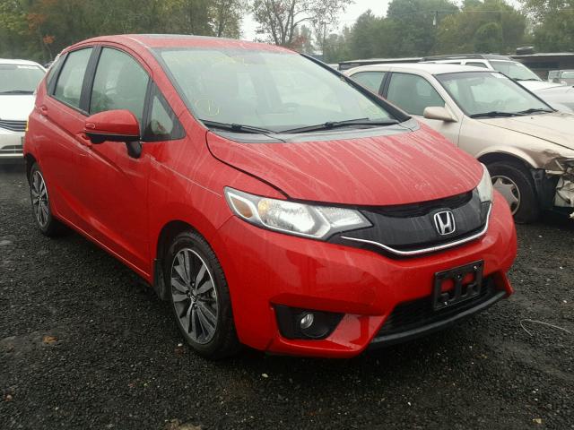 3HGGK5H8XFM778118 - 2015 HONDA FIT EX RED photo 1