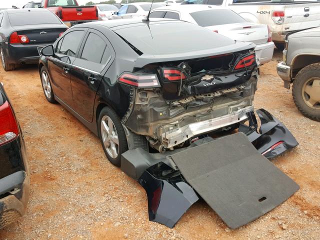 1G1RB6E4XDU135669 - 2013 CHEVROLET VOLT BLACK photo 3