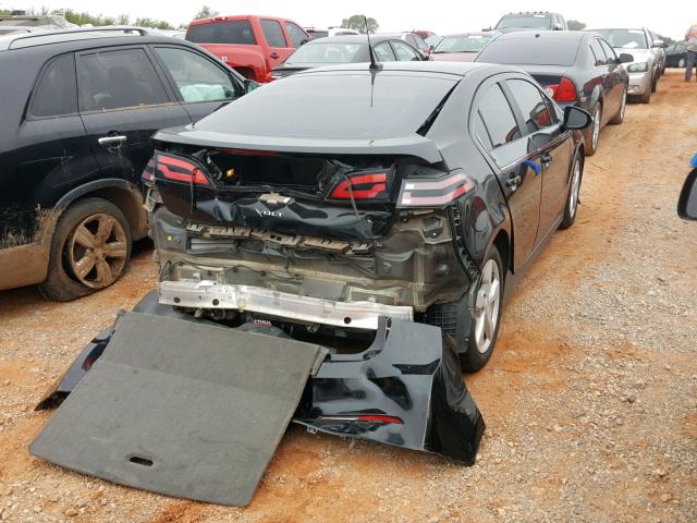 1G1RB6E4XDU135669 - 2013 CHEVROLET VOLT BLACK photo 4