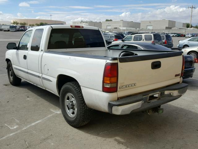 2GTEC19T221105338 - 2002 GMC NEW SIERRA WHITE photo 3