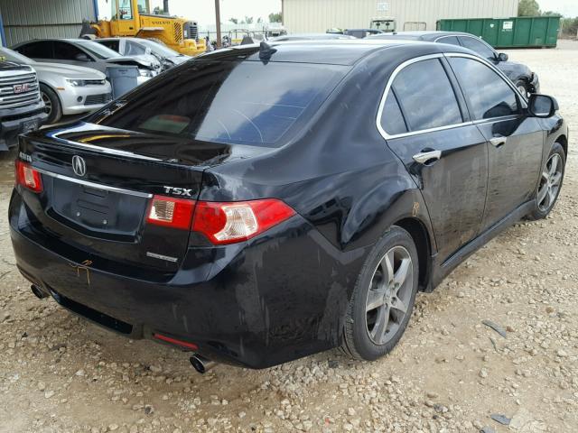 JH4CU2F88CC015485 - 2012 ACURA TSX SE BLACK photo 4