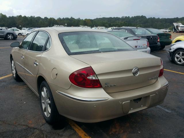 2G4WE537151198547 - 2005 BUICK LACROSSE C GOLD photo 3