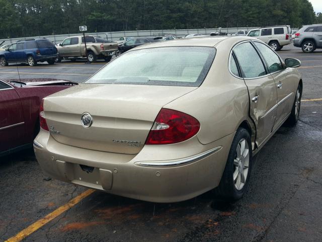 2G4WE537151198547 - 2005 BUICK LACROSSE C GOLD photo 4