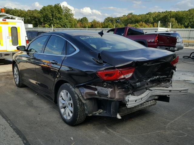 1C3CCCCB4FN625536 - 2015 CHRYSLER 200 C BLACK photo 3