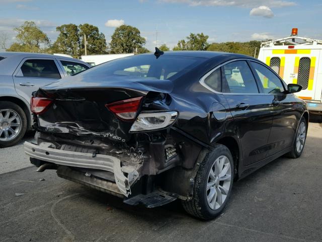 1C3CCCCB4FN625536 - 2015 CHRYSLER 200 C BLACK photo 4