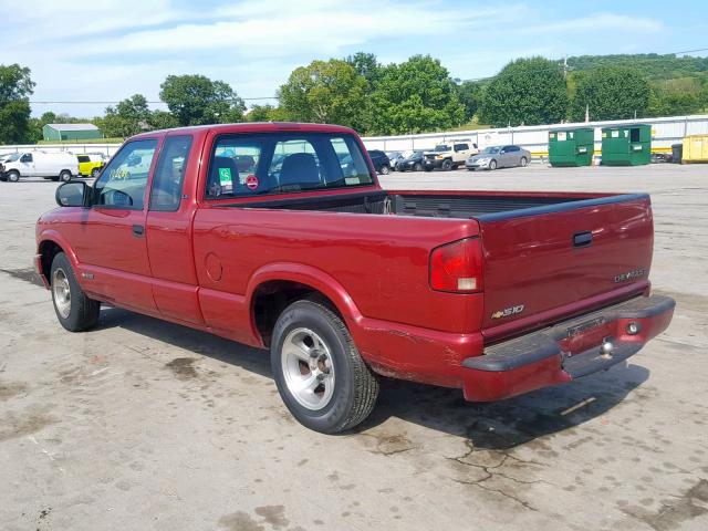 1GCCS1957Y8260503 - 2000 CHEVROLET S TRUCK S1 RED photo 3