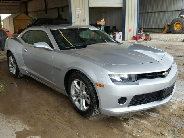 2G1FA1E38E9126001 - 2014 CHEVROLET CAMARO LS SILVER photo 1