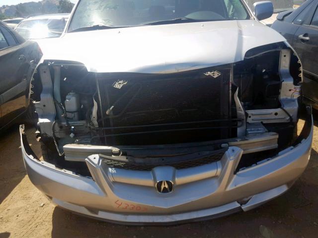 2HNYD18844H547016 - 2004 ACURA MDX TOURIN SILVER photo 9