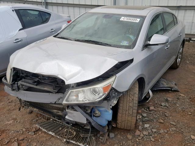 1G4GE5EV8AF254471 - 2010 BUICK LACROSSE C SILVER photo 2