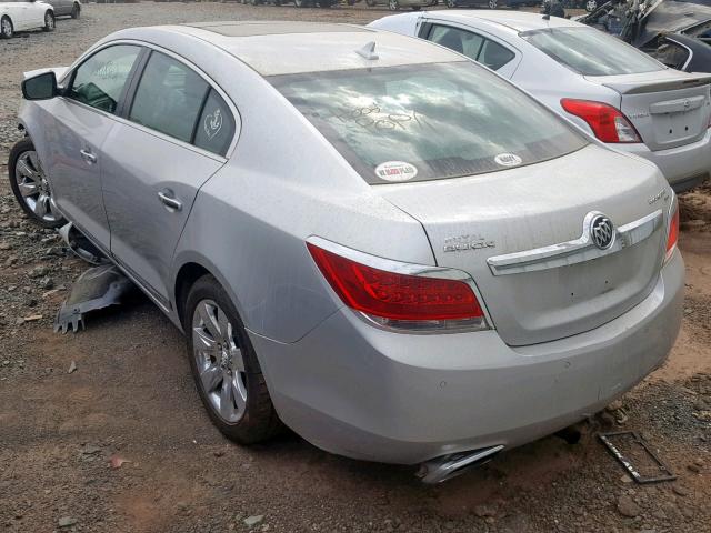 1G4GE5EV8AF254471 - 2010 BUICK LACROSSE C SILVER photo 3