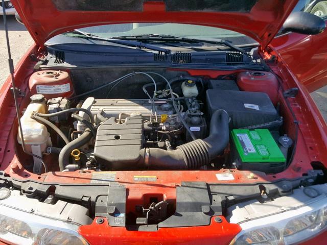 1G3NL52F73C100644 - 2003 OLDSMOBILE ALERO GL RED photo 7