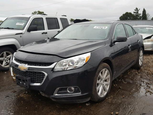 1G11H5SL4EF292220 - 2014 CHEVROLET MALIBU LTZ BLACK photo 2