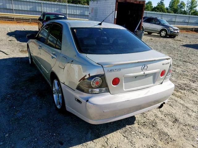 JTHBD192220049435 - 2002 LEXUS IS 300 SILVER photo 3