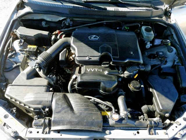 JTHBD192220049435 - 2002 LEXUS IS 300 SILVER photo 7