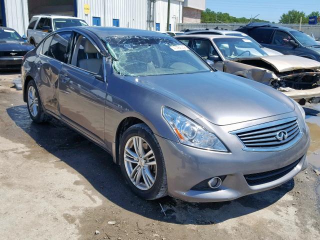 JN1CV6AR9BM407814 - 2011 INFINITI G37 GRAY photo 1