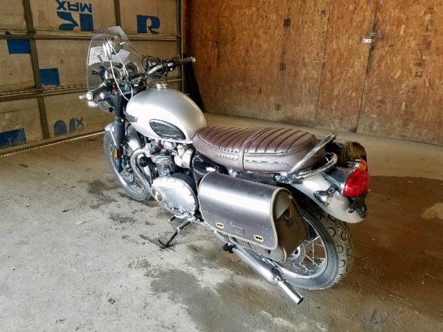 SMTD40HL1JT844716 - 2018 TRIUMPH MOTORCYCLE BONNEVILLE SILVER photo 3