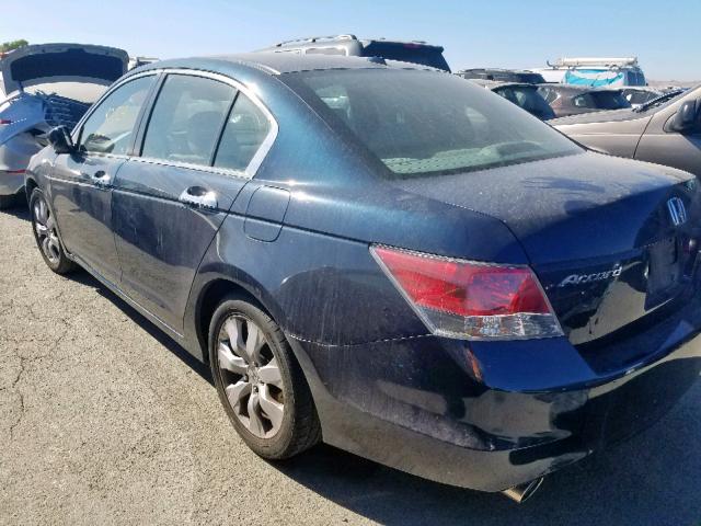 5KBCP3F82AB016910 - 2010 HONDA ACCORD EXL BLACK photo 3