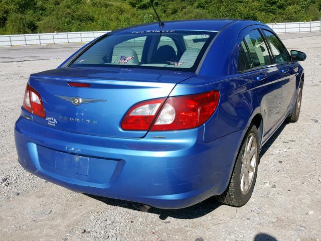 1C3LC56R67N536458 - 2007 CHRYSLER SEBRING TO BLUE photo 4