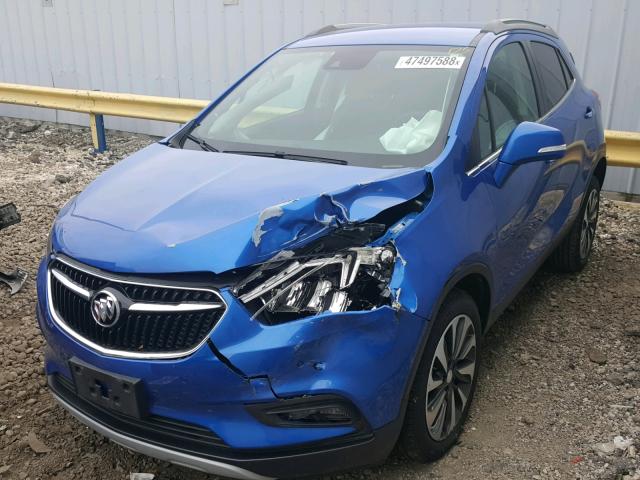 KL4CJDSB2HB030045 - 2017 BUICK ENCORE PRE BLUE photo 2