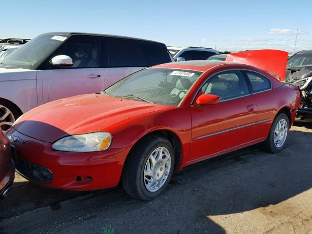 4C3AG52H52E049106 - 2002 CHRYSLER SEBRING LX RED photo 2