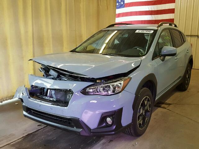 JF2GTABC5JH254388 - 2018 SUBARU CROSSTREK BLUE photo 2