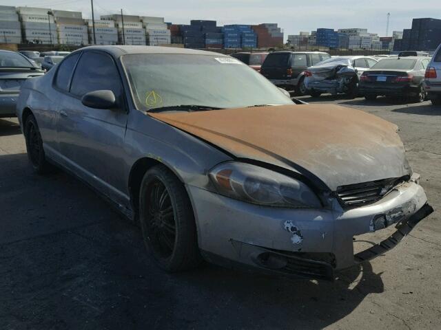 2G1WJ15K879125196 - 2007 CHEVROLET MONTE CARL GRAY photo 1