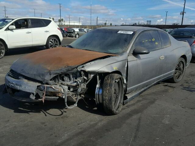 2G1WJ15K879125196 - 2007 CHEVROLET MONTE CARL GRAY photo 2