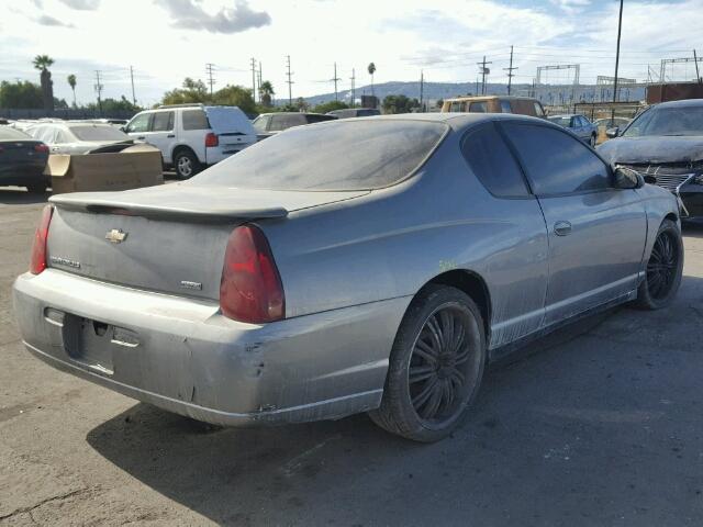 2G1WJ15K879125196 - 2007 CHEVROLET MONTE CARL GRAY photo 4