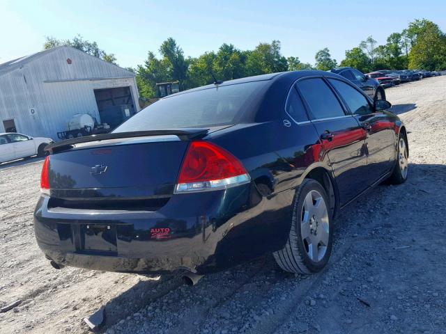 2G1WD58C279400256 - 2007 CHEVROLET IMPALA SUP შავი ფოტო 4