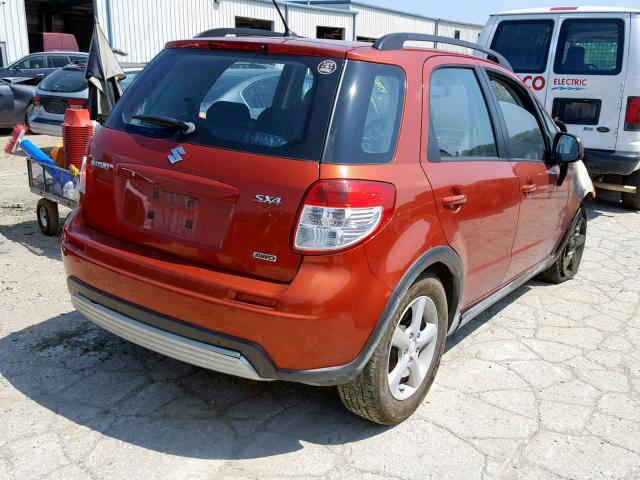 JS2YB413X75102101 - 2007 SUZUKI SX4 RED photo 4