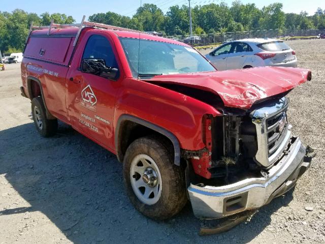 1GTN1TEH2FZ254655 - 2015 GMC SIERRA C15 RED photo 1