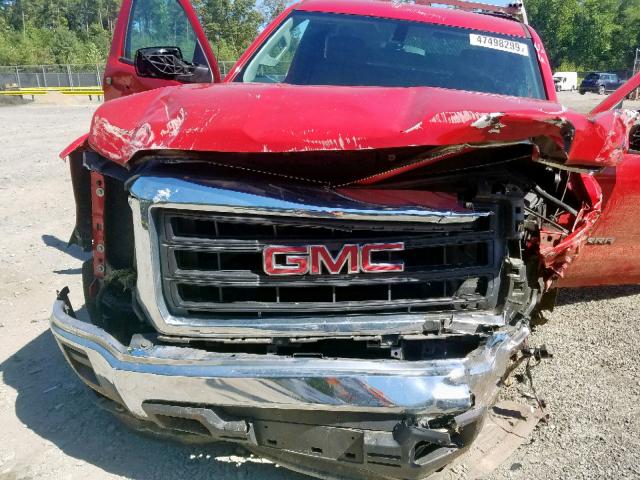 1GTN1TEH2FZ254655 - 2015 GMC SIERRA C15 RED photo 7