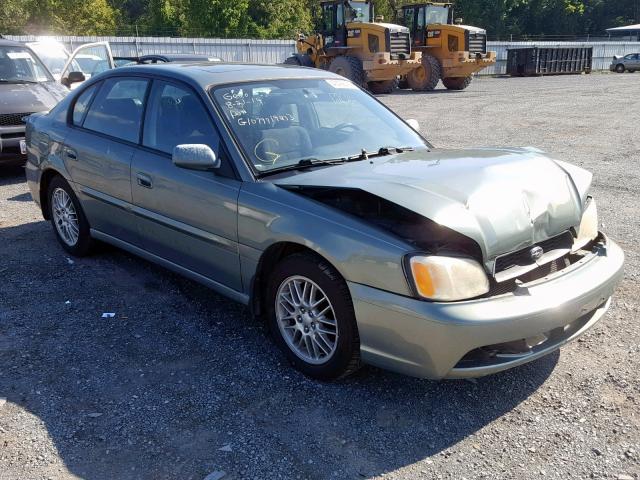 4S3BE625147211873 - 2004 SUBARU LEGACY L S GREEN photo 1