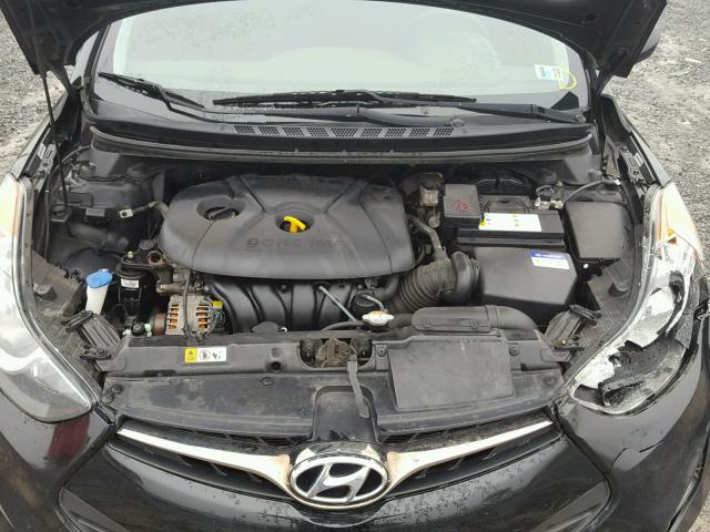 KMHDH6AE5DU012839 - 2013 HYUNDAI ELANTRA CO BLACK photo 7