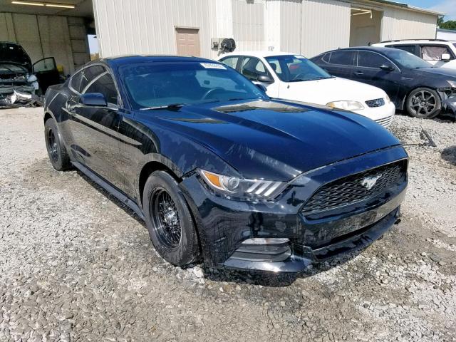 1FA6P8AM8H5342693 - 2017 FORD MUSTANG BLACK photo 1