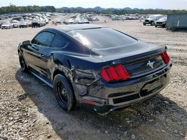 1FA6P8AM8H5342693 - 2017 FORD MUSTANG BLACK photo 3