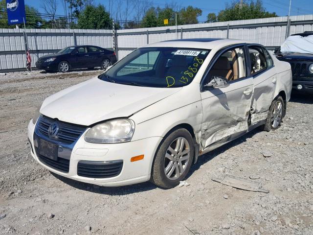 3VWSF71K87M119306 - 2007 VOLKSWAGEN JETTA 2.5 WHITE photo 2