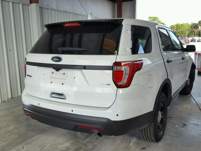 1FM5K8AR8HGA35850 - 2017 FORD EXPLORER P WHITE photo 4