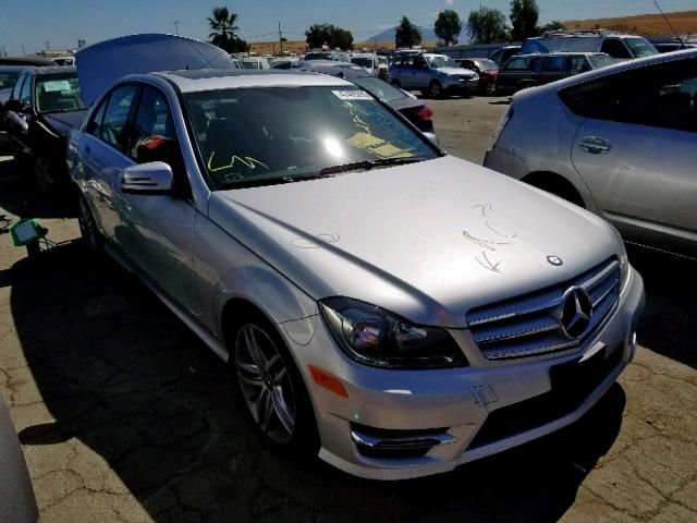 WDDGF4HB1DA806719 - 2013 MERCEDES-BENZ C 250 SILVER photo 1