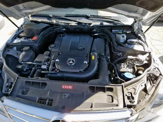 WDDGF4HB1DA806719 - 2013 MERCEDES-BENZ C 250 SILVER photo 7