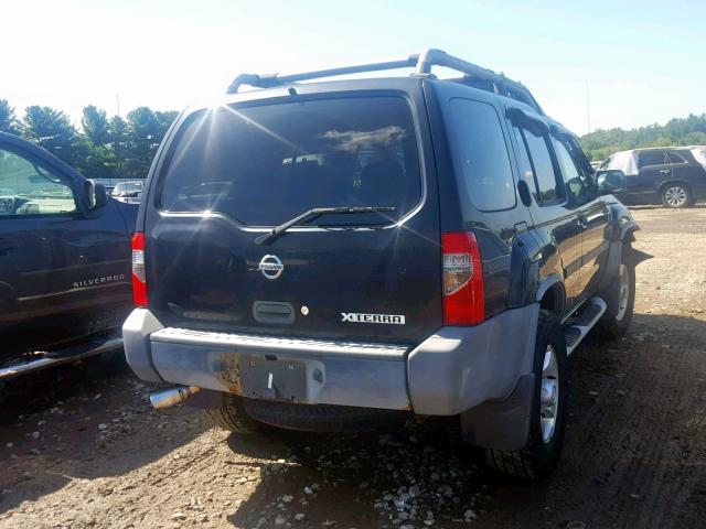 5N1ED28Y84C630980 - 2004 NISSAN XTERRA XE BLACK photo 4