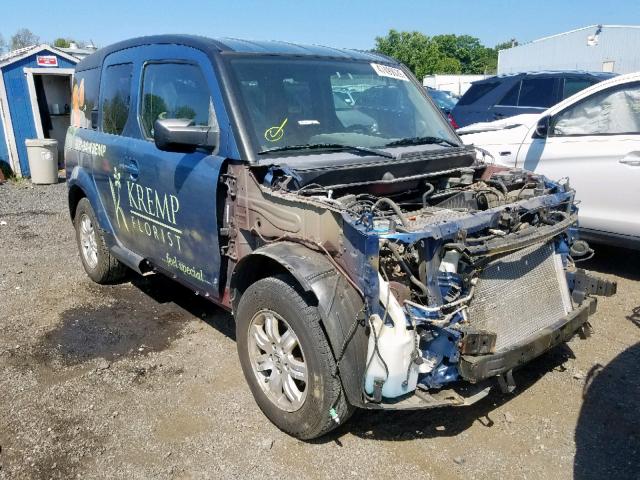 5J6YH28728L001132 - 2008 HONDA ELEMENT EX BLUE photo 1