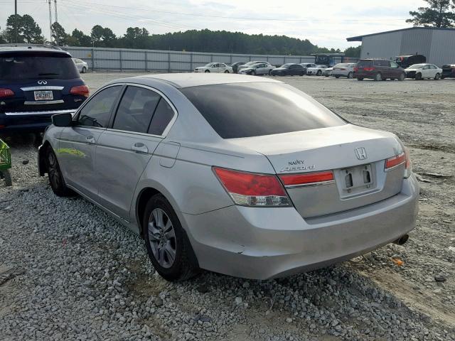 1HGCP2F46CA018419 - 2012 HONDA ACCORD LXP SILVER photo 3